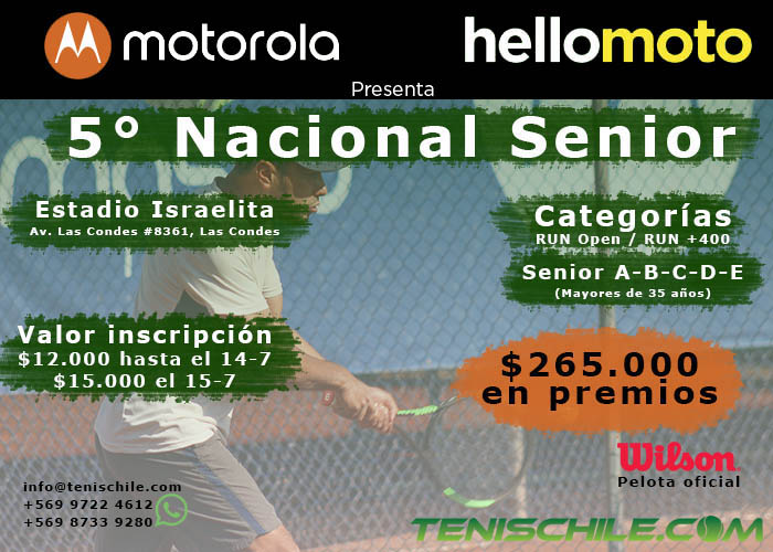 5° Nacional Senior by Moto Z