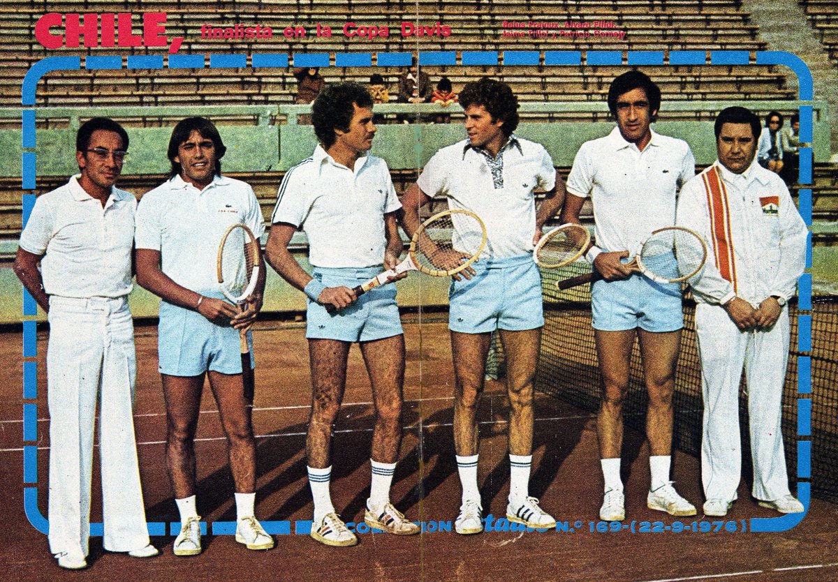 4 títulos mundiales de Tenis para Chile en 7 finales disputadas por equipos - 1976: Fue cuando rozamos la gloria