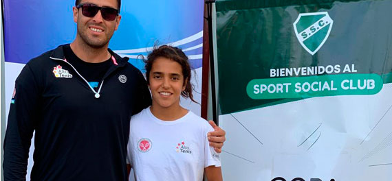 Antonia Vergara se quedó con el vicecampeonato singles de la Copa El Ombú
