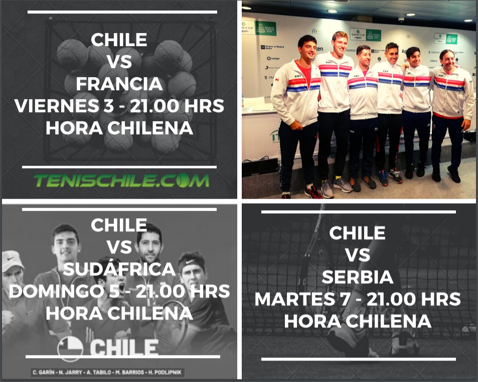 Horarios de Chile en ATP CUP