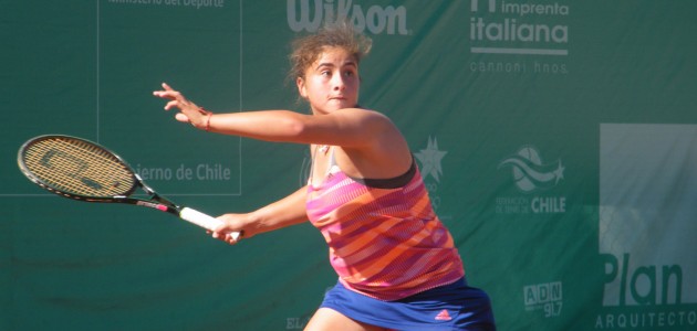 Bárbara Gatica quedó cerca de la final dobles en Schio