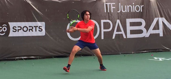 Torres y Olivero se instalaron en la tercera ronda del Perú Junior Open 2019