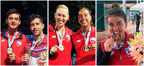 El Tenis chileno es sinónimo de medallas en los Juegos Bolivarianos