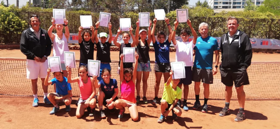 Este martes finalizó el Campamento COSAT en la Federación de Tenis de Chile
