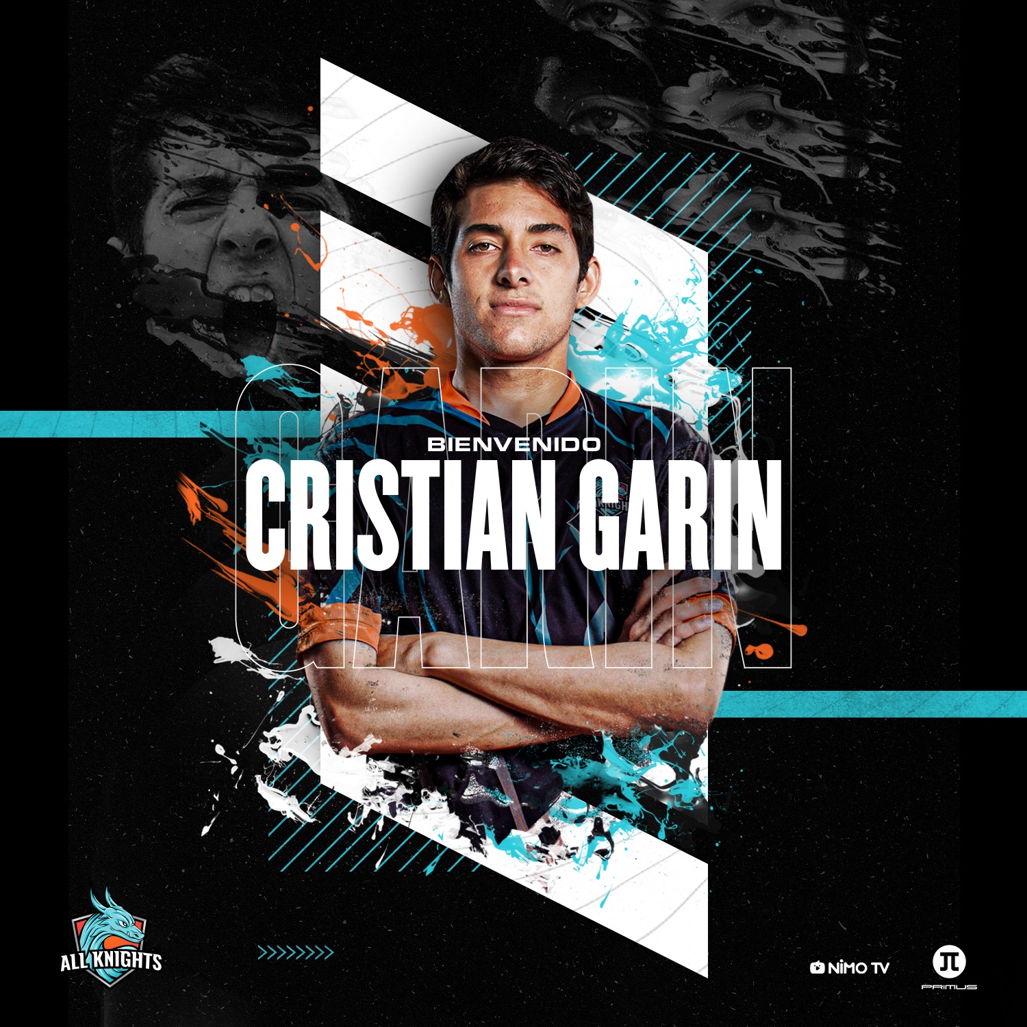 Cristian Garín apuesta por los esports e ingresa como socio a All Knights