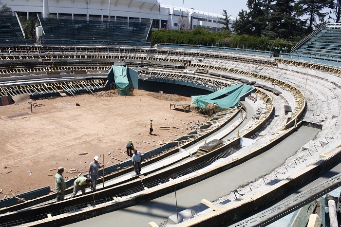 Los estadios para el tenis chileno que nunca se construyeron