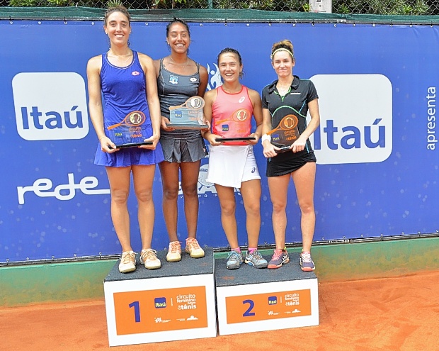 Daniela Seguel se coronó campeona en el dobles del ITF de Sao Paulo