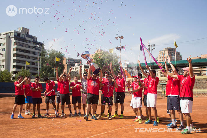 Los jugadores del Ranking Único Nacional ganaron el Desafio a los tenistas Senior