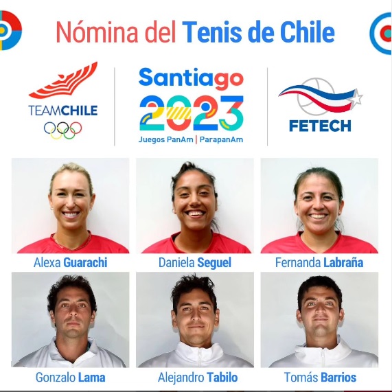 Chile ya tiene equipo de tenis para los Juegos Panamericanos