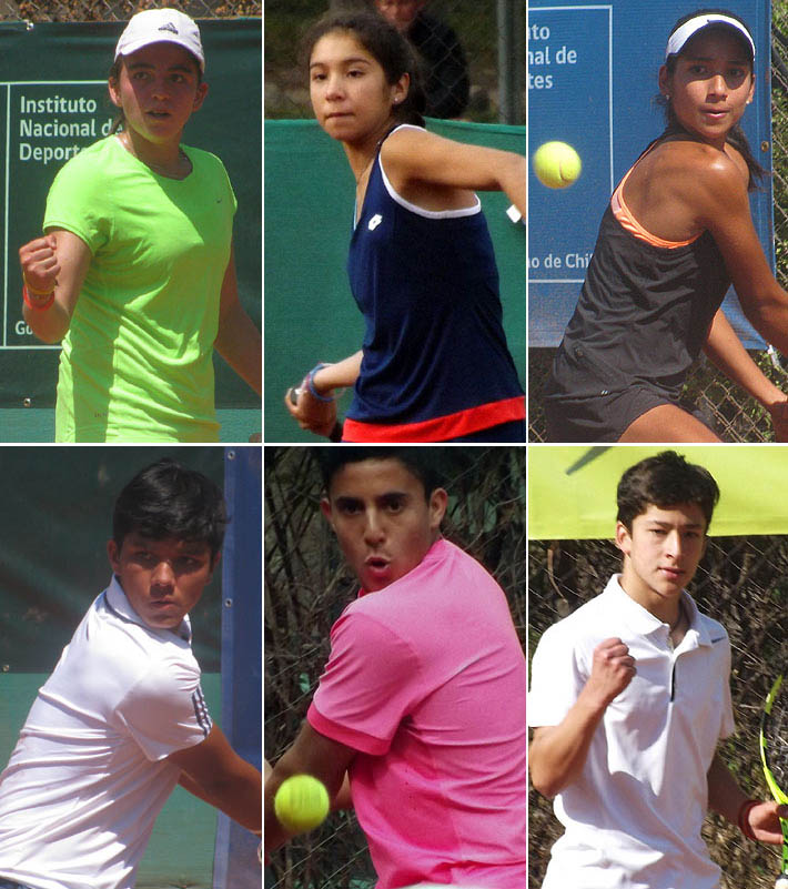 Talentosos y soñadores: Conozca a las seis mayores promesas sub 18 del tenis chileno