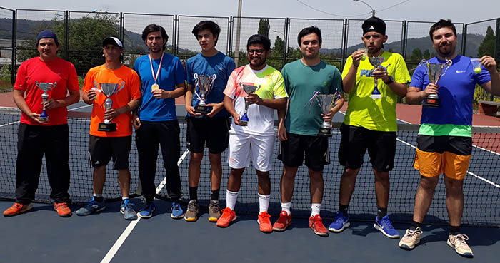 Campeonato regional de tenis en Padre Las Casas