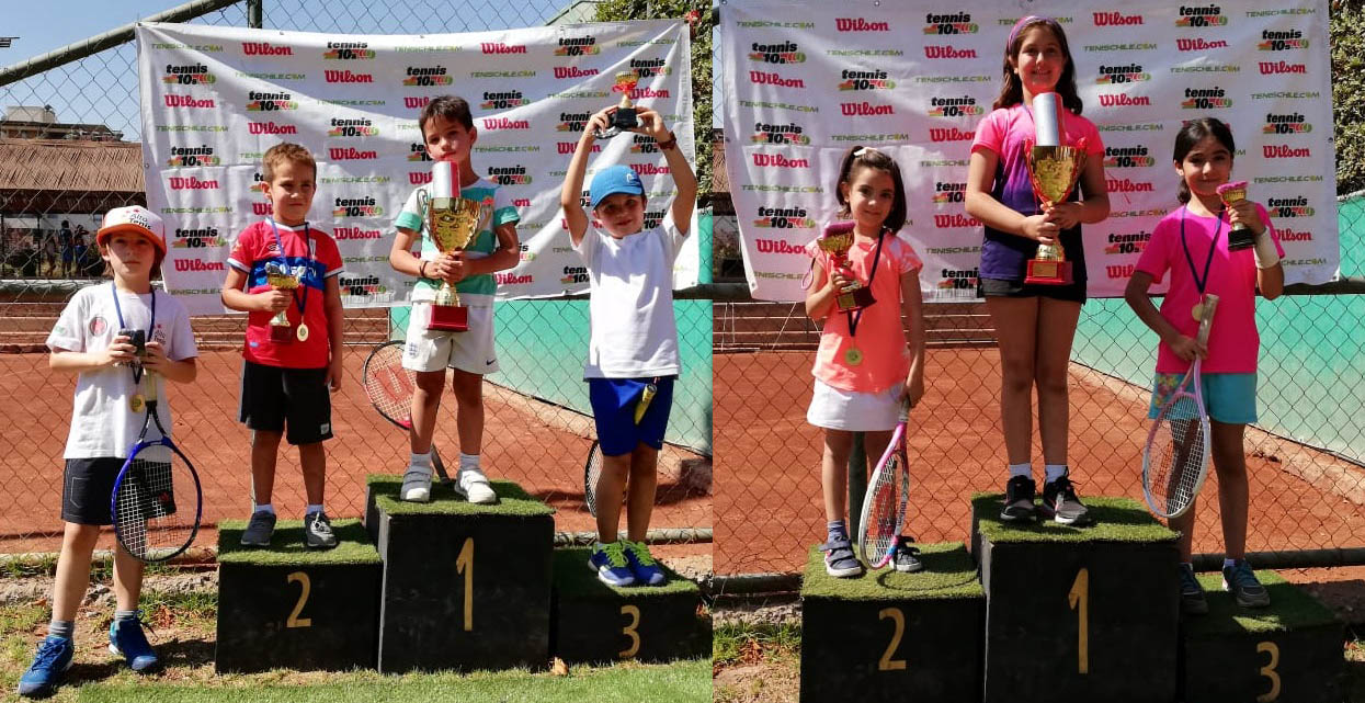 Club Providencia se llevó todos los premios en la Cancha Roja de Tenis 10