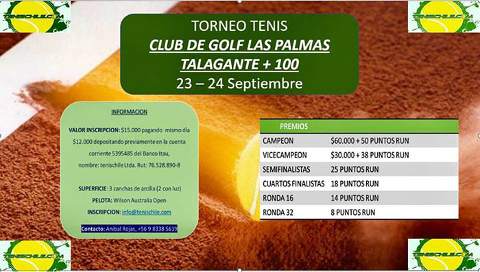 ¡Inscríbete en torneo Club de Golf Las Palmas de Talagante!
