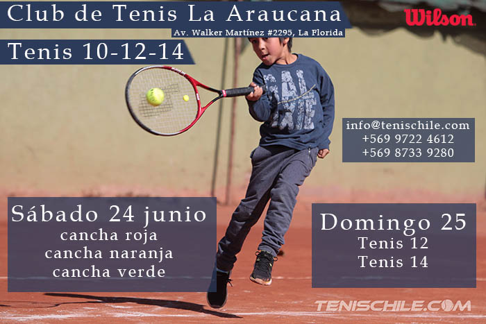 Tenis 10-12-14 en La Araucana