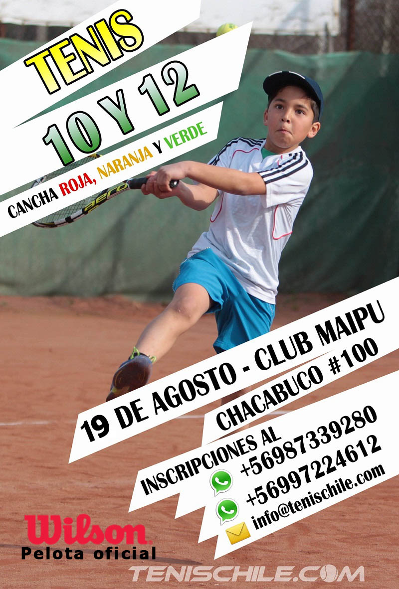 Club Maipú será la sede de una nueva etapa del Circuito nacional Tenis 10