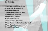 Torneos de tenis 10-12 del 2° semestre