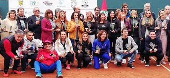 Chilenos se tomaron el podio del Torneo Seniors Terrazas en Lima
