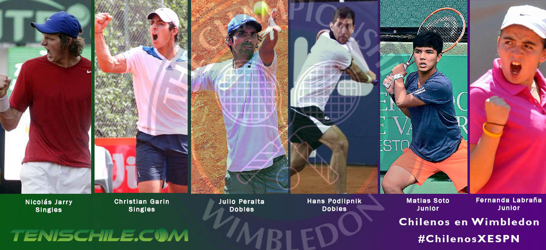 Wimbledon: sorteado el cuadro para los cuatro chilenos