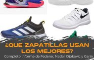 ¿Que zapatillas usan Federer, Nadal, Djokovic y Garin?